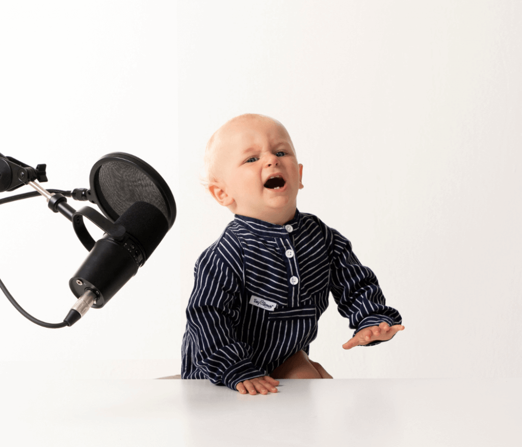 Start A Podcast Upset Baby